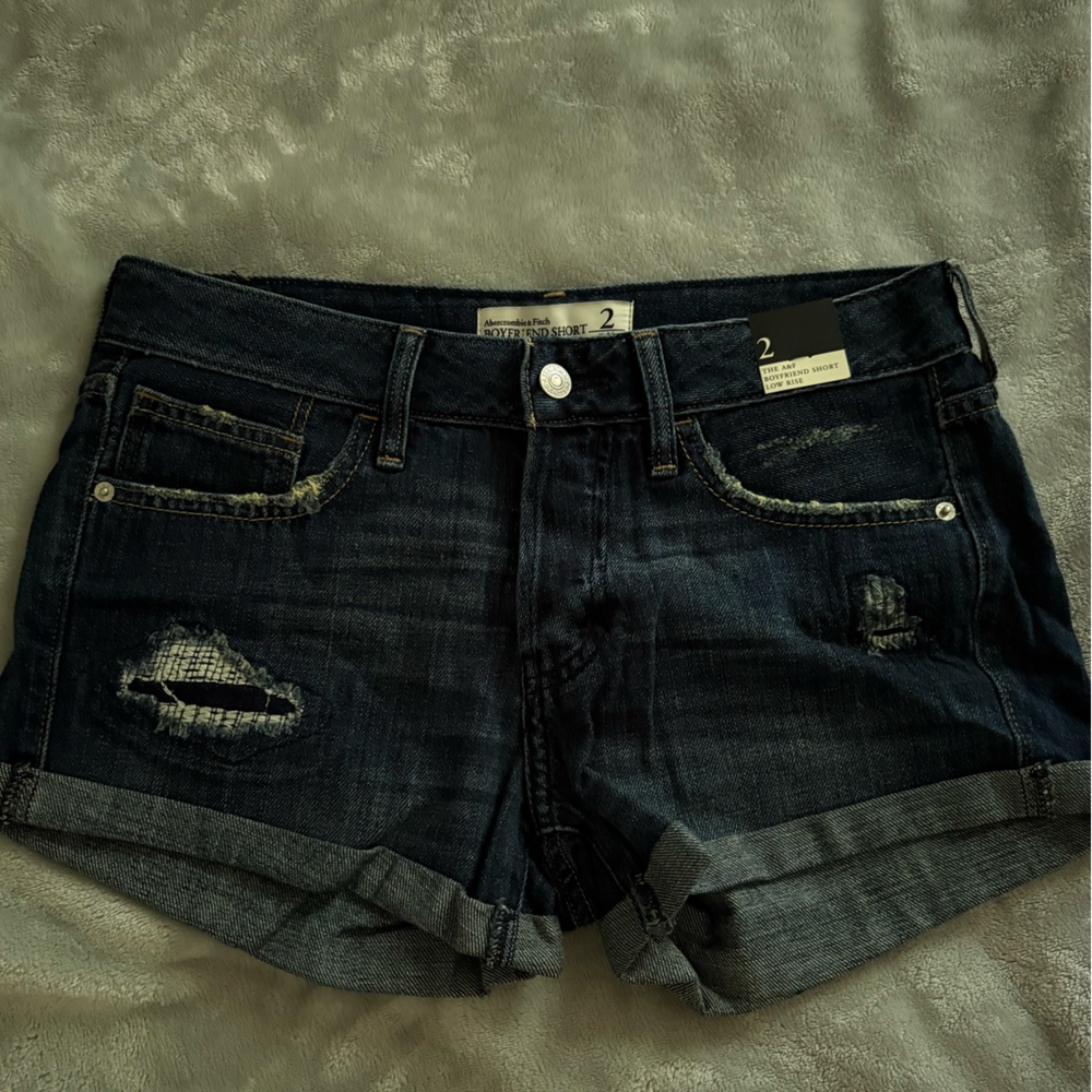Abercrombie & Fitch Blue Jean Shorts Denim